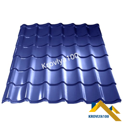 Металочерепиця Monterrey Ral 5005 синя глянцева